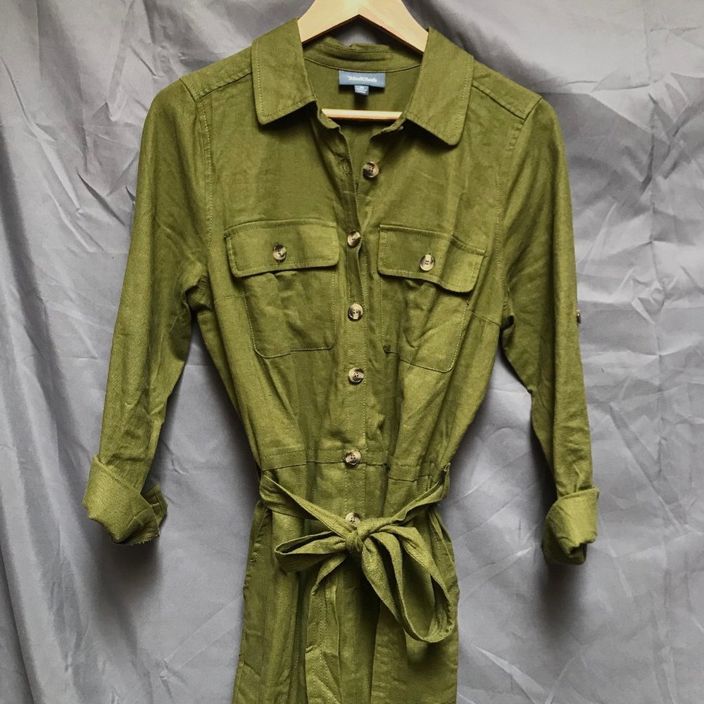 Modcloth Army Green Jumpsuit